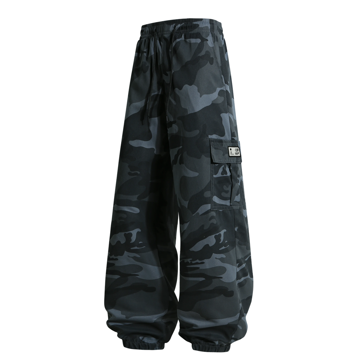 Men'S Camo Jogger Pants Military Cargo Pants Leg-Bound Tapered Casual Camouflage Pants