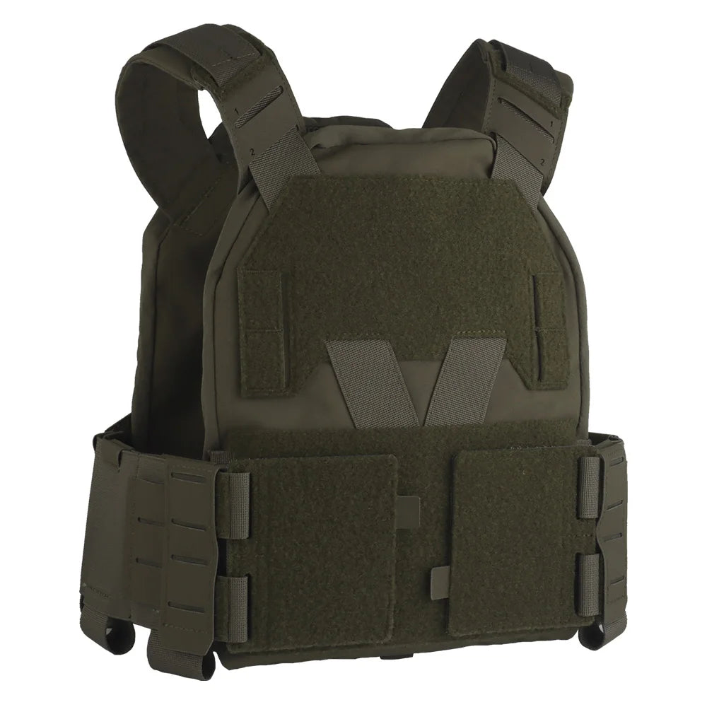 Tactical Sub-Zero Plate Carrier Airsoft Hunting Vest with MultiCaliber 9MM 6Pcs Long Mag/5.56 Triple Magazine Pouch