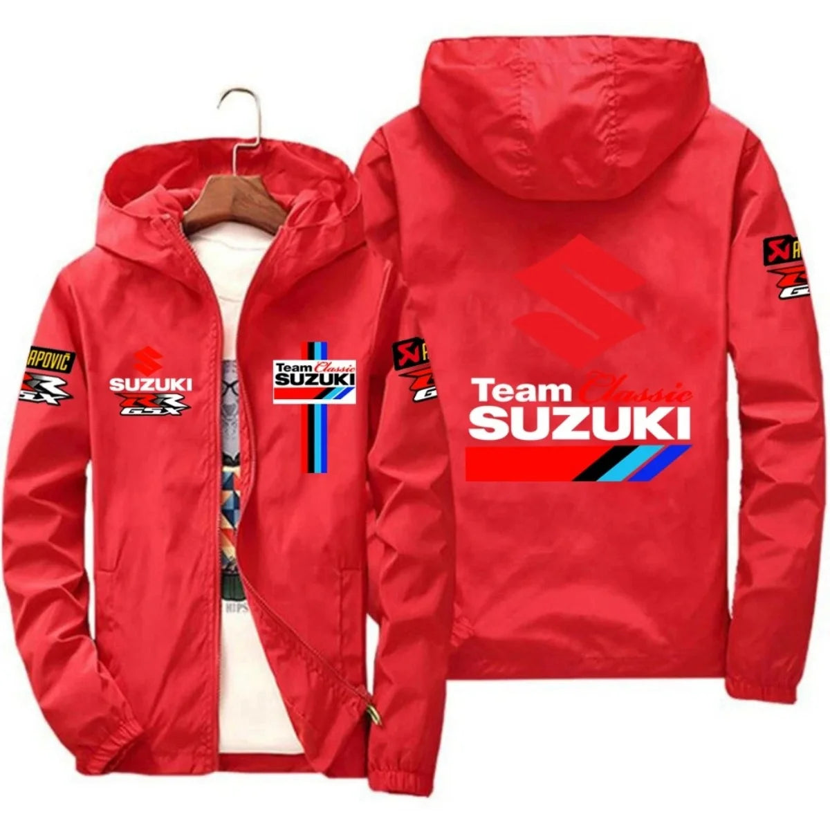 New Suzuki Racing Spring-Autumn Jacket - Men's Windproof Coat - Casual Fashion Sportswear - Outdoor Fashion Couple's Jacket - Mu