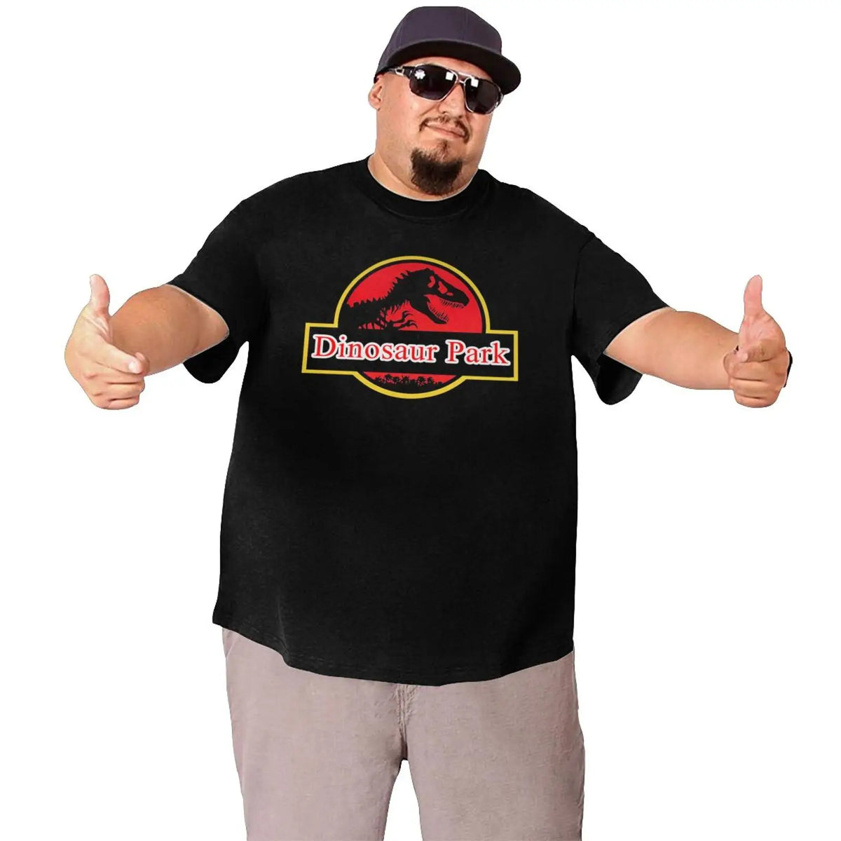 Dinosaur Park Graphic T-shirts for Big and Tall Man Plus Size T Shirts for Big and Tall Man Oversize Top Tees 1X-6X