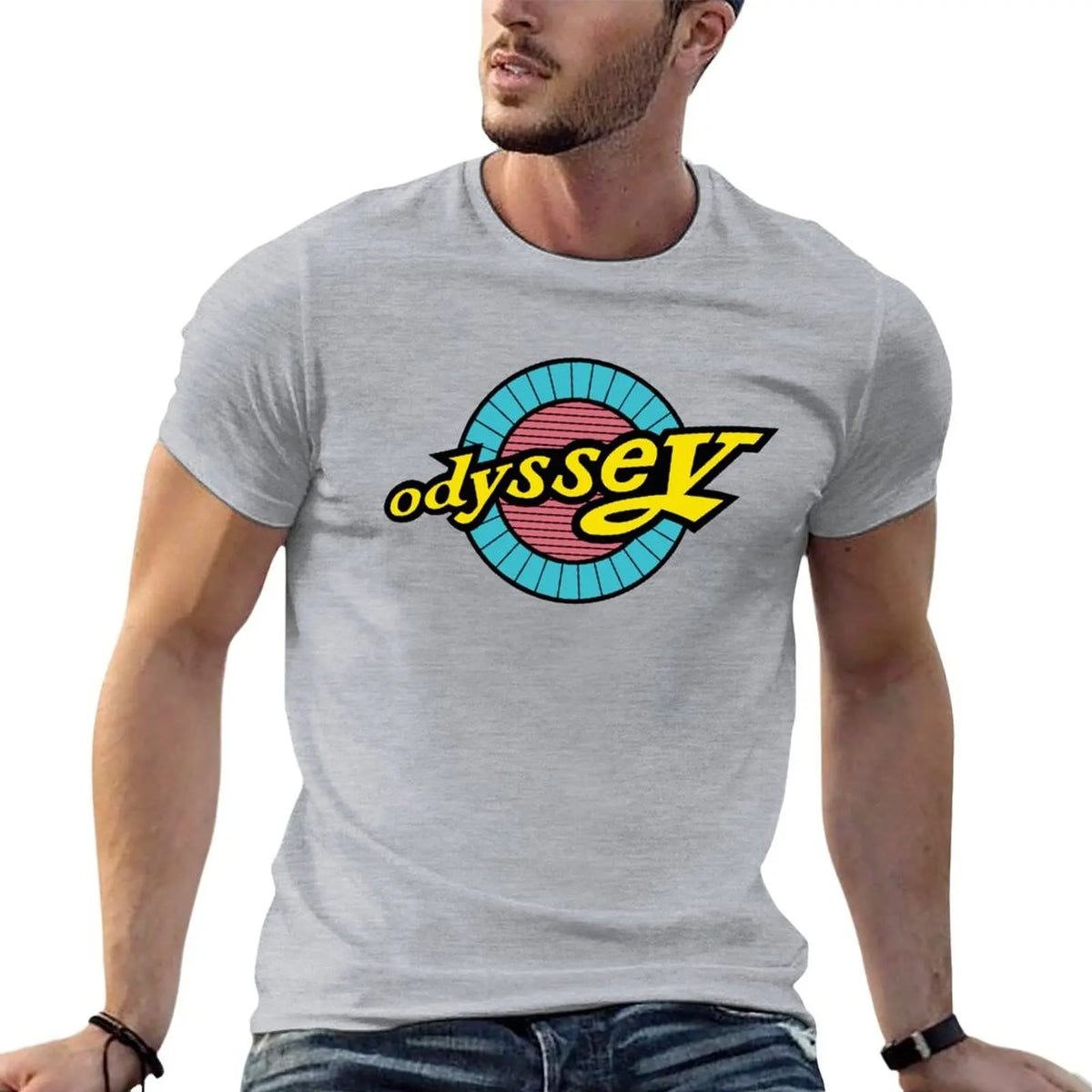Odyssey BMX Blue Yellow T-Shirt new edition boys animal print big and tall t shirts for men