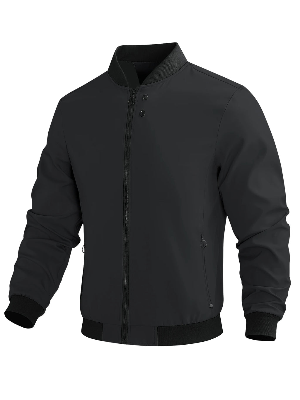 Spring and Autumn Men's 2024 New Sports Business Commuting Casual Jacket Solid Color Loose Trendy Men's Outerwear Casual Easiest