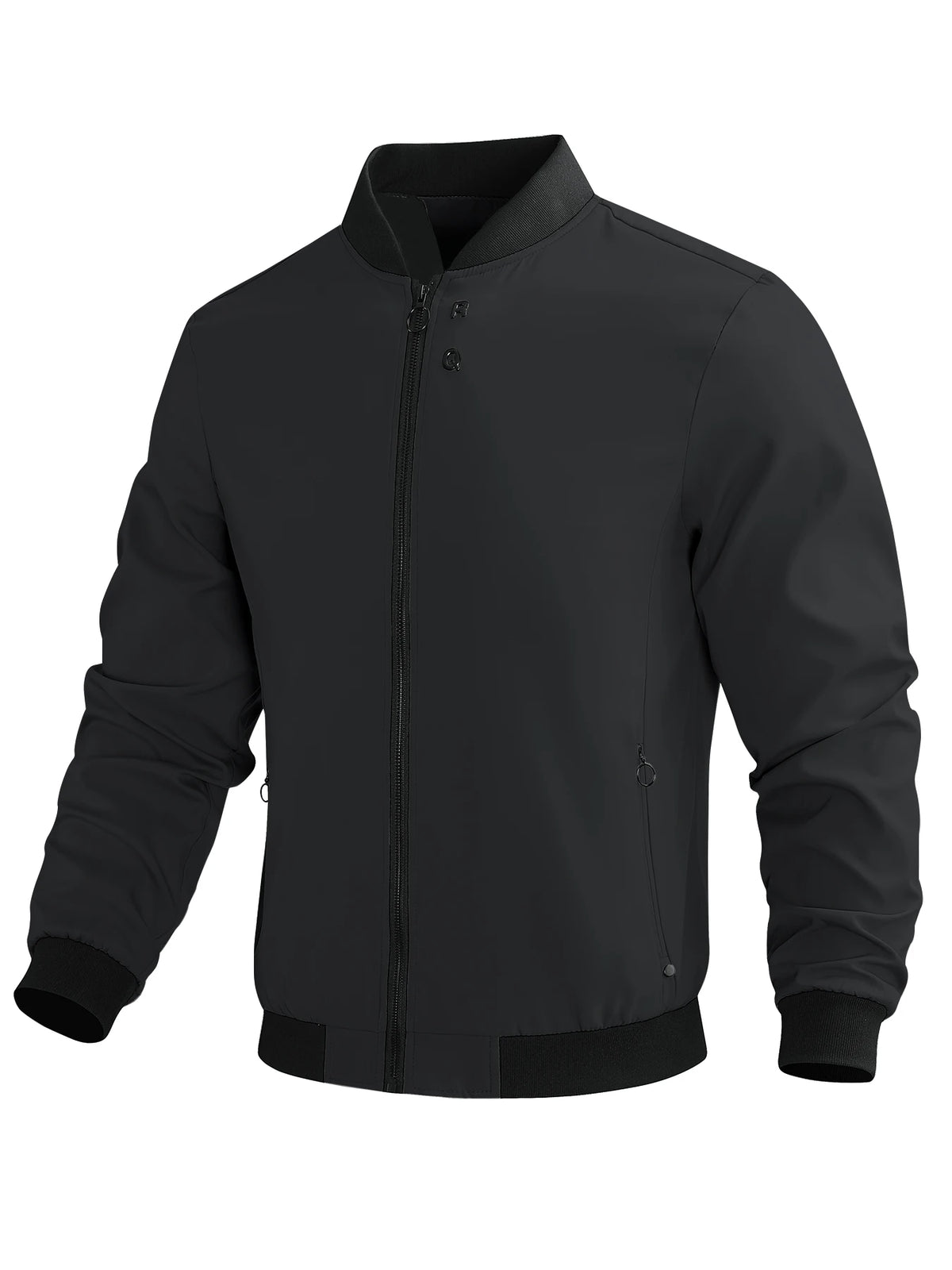 Spring and Autumn Men's 2024 New Sports Business Commuting Casual Jacket Solid Color Loose Trendy Men's Outerwear Casual Easiest