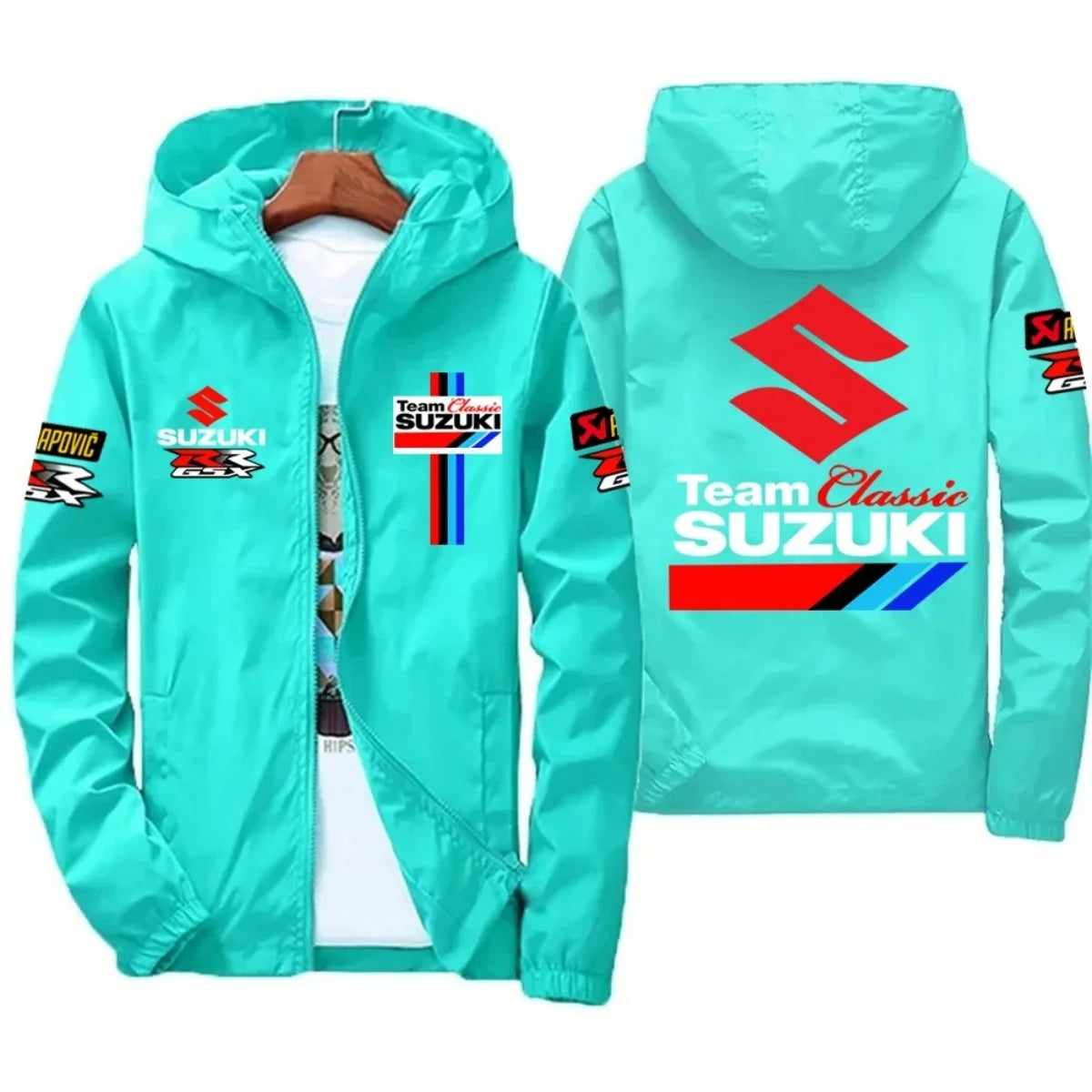 New Suzuki Racing Spring-Autumn Jacket - Men's Windproof Coat - Casual Fashion Sportswear - Outdoor Fashion Couple's Jacket - Mu