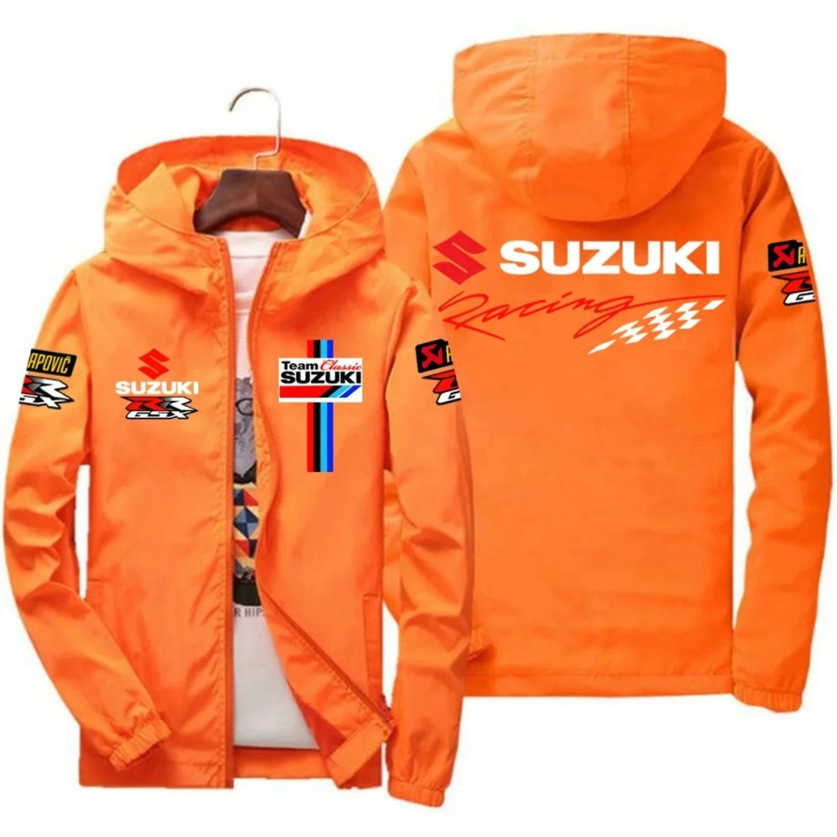 New Suzuki Racing Spring-Autumn Jacket - Men's Windproof Coat - Casual Fashion Sportswear - Outdoor Fashion Couple's Jacket - Mu