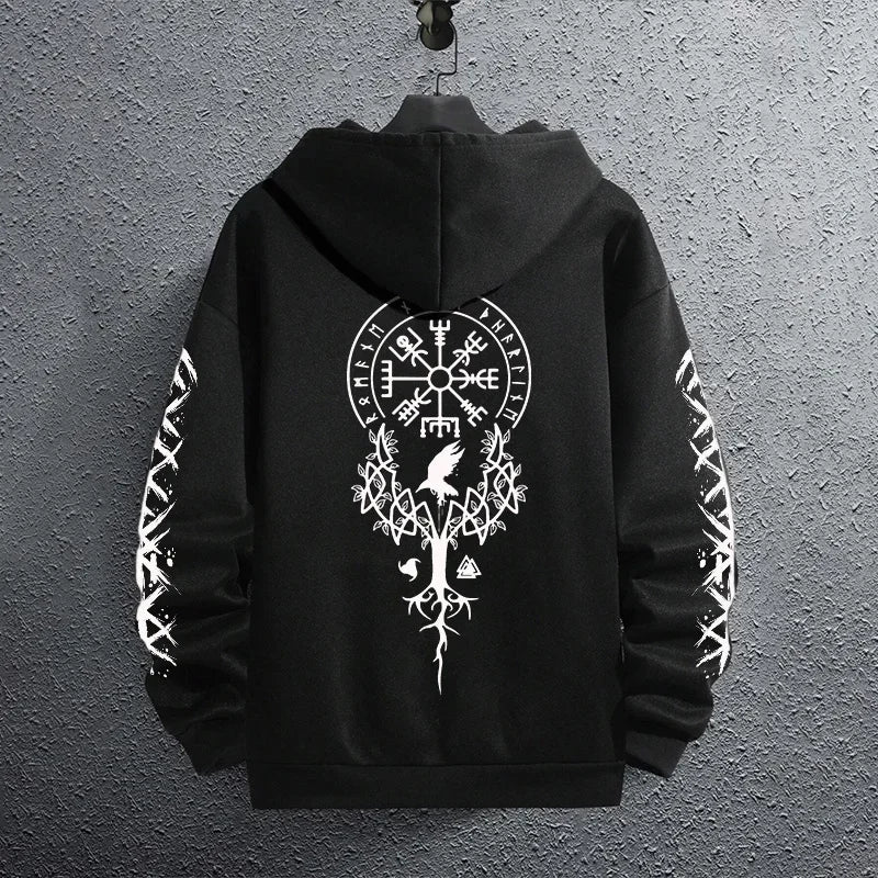 2025 Brand New Black Sweatshirts Autumn Winter Male Daily Casual Sporty Jogging Hoodie Men's Outwear Fashion Pullover