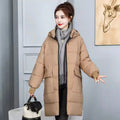 Super Large Size Winter Long Coat Women's Cotton-padded Jacket Oversize Loose Parkas Hooded Thicken Overcoat Plus Size XL-8XL