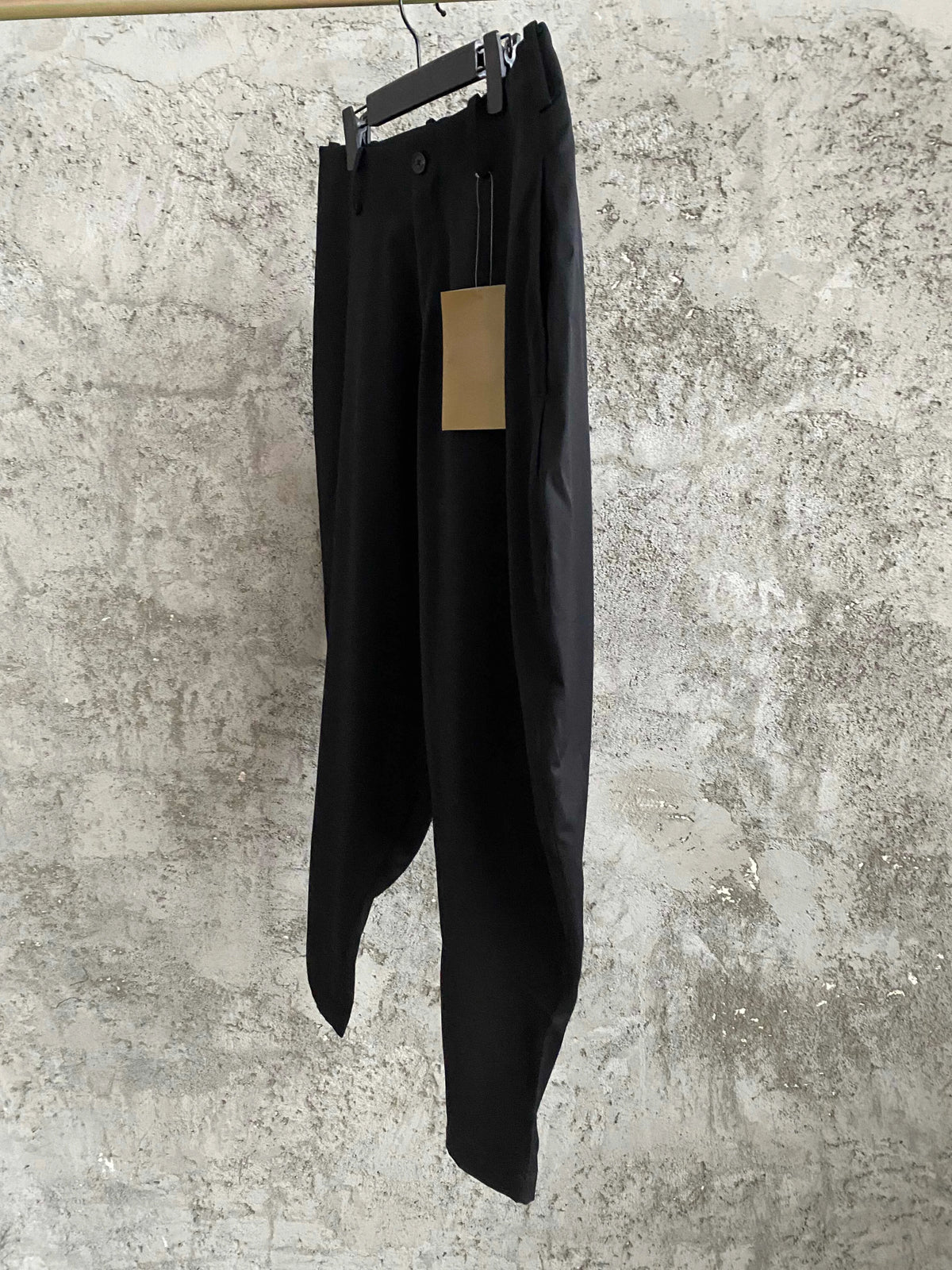TOP-YAMAMOTO wool silhouette lantern pants, skinny pants, hip-hop street CDG men's pants