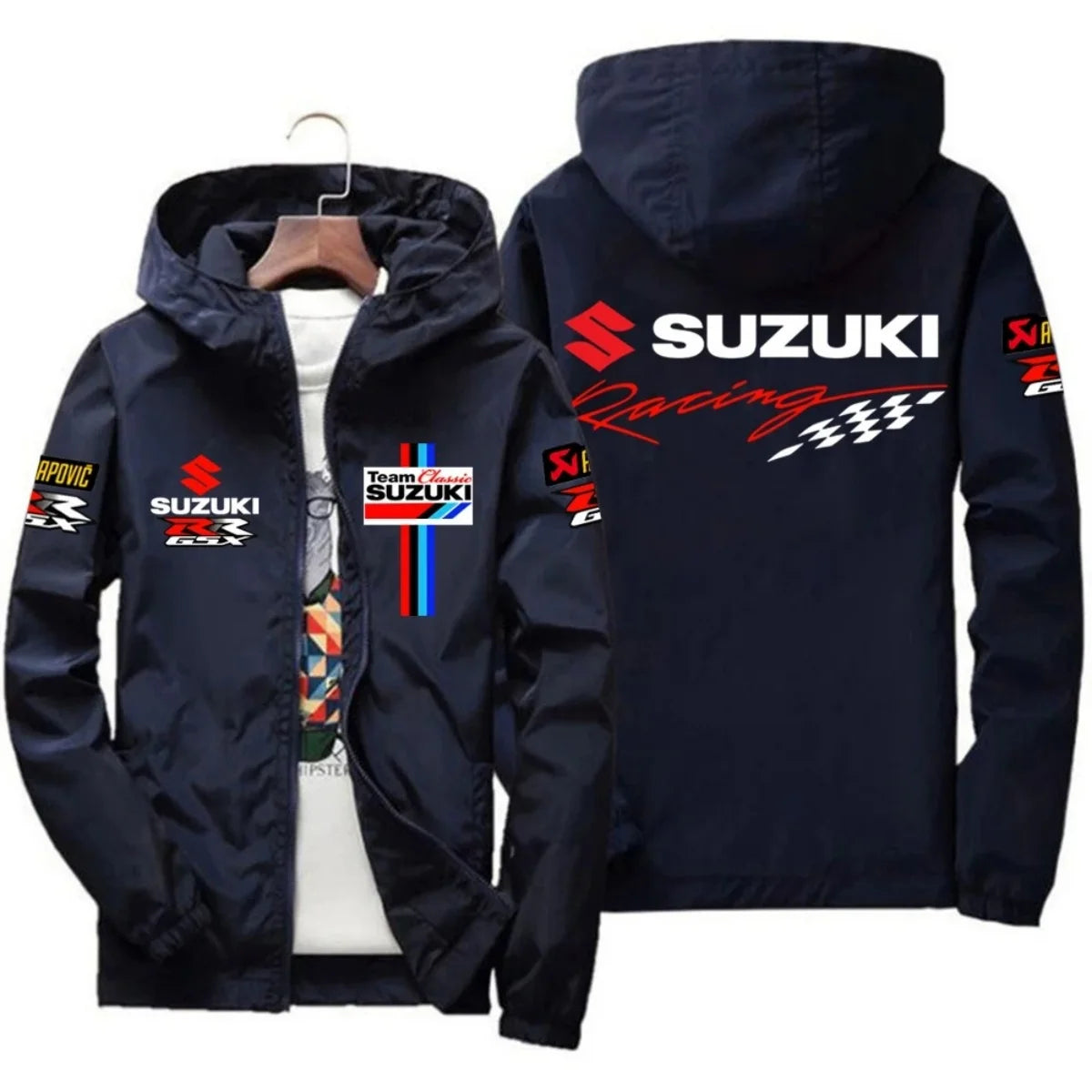 New Suzuki Racing Spring-Autumn Jacket - Men's Windproof Coat - Casual Fashion Sportswear - Outdoor Fashion Couple's Jacket - Mu
