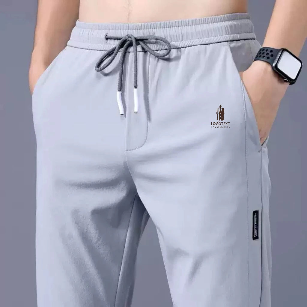 Big and Tall Men‘s Summer Pants 5XL Stretch Elastic Waist Breathable Quick Dry Straight Leg Casual Joggers Golf Sports