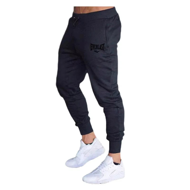New printed pants, autumn style, EVERLAST men's and women's running pants, jogging pants, sports casual pants, breathable gym pa