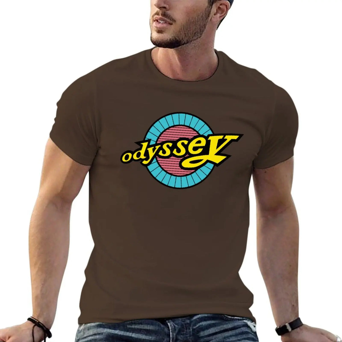 Odyssey BMX Blue Yellow T-Shirt new edition boys animal print big and tall t shirts for men