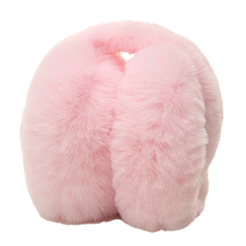 Furry Plush Ear Muffs for Cold Weather Outdoor Sport Activity Ear Muff Lovely Warm Ear Protectors Adult Kids Ear Warmers
