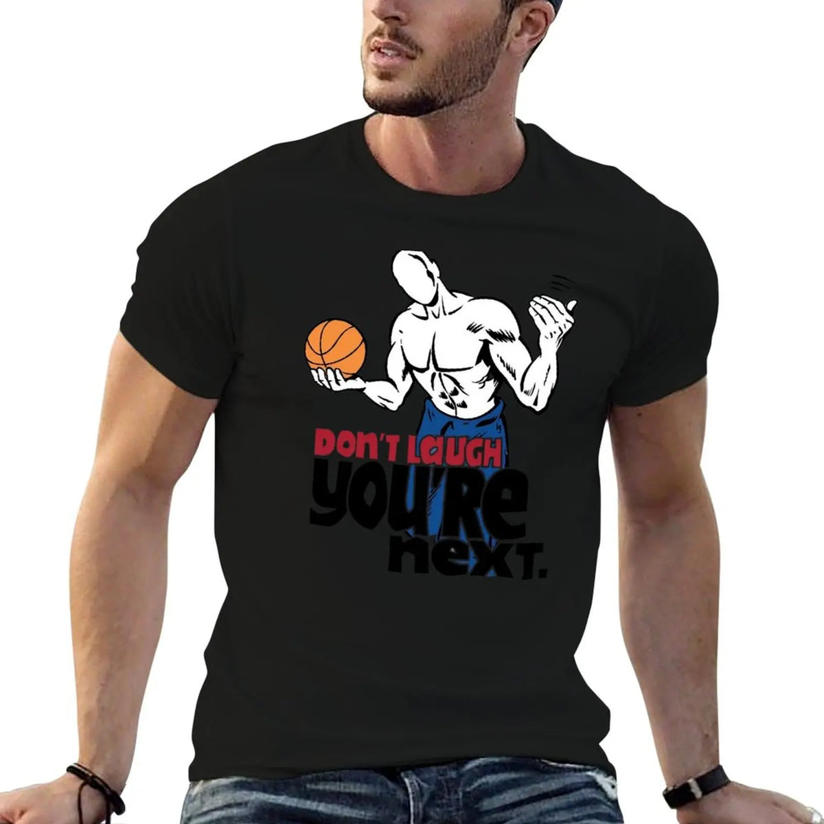 And1 punchline T-Shirt Big and Tall Solid Color T-Shirt