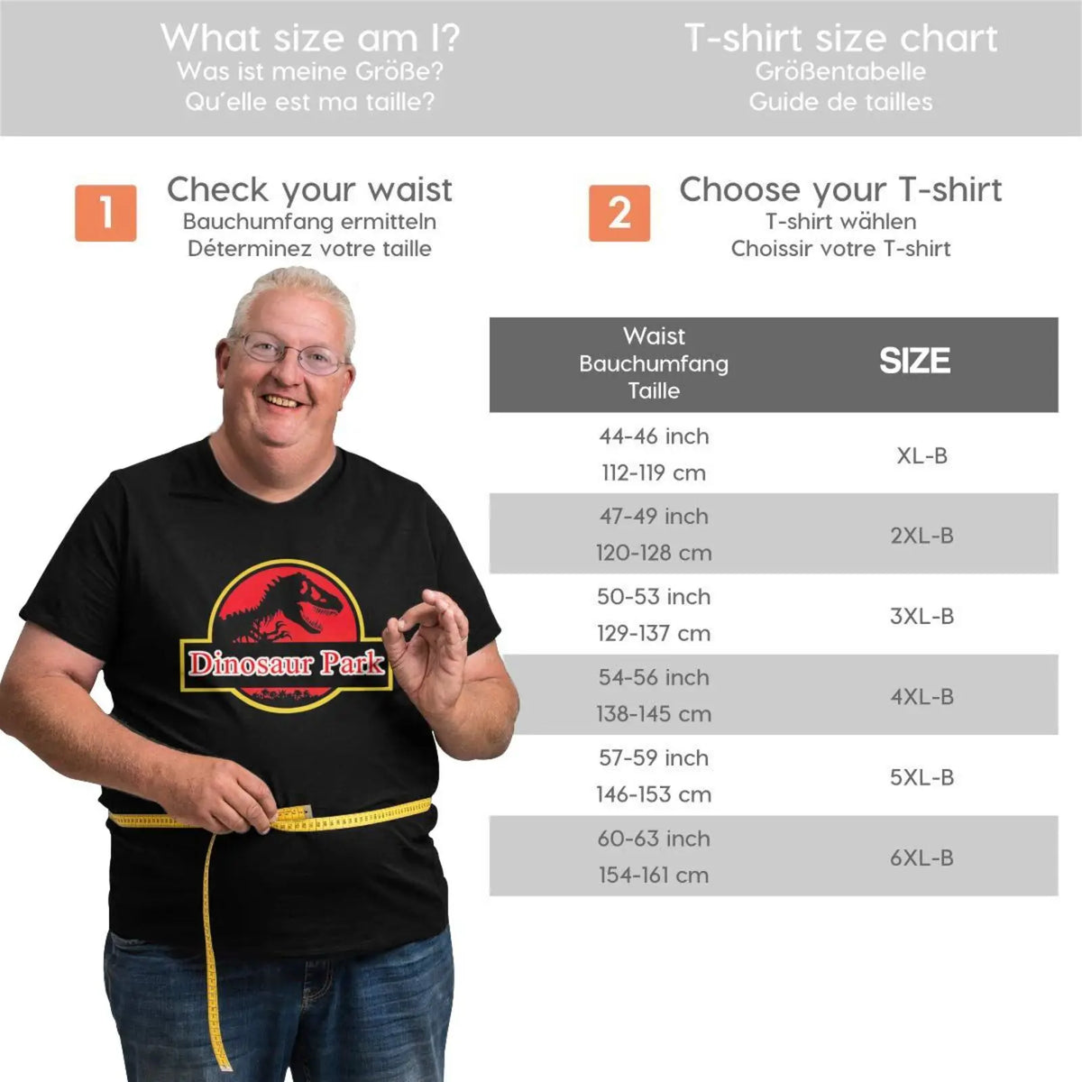 Dinosaur Park Graphic T-shirts for Big and Tall Man Plus Size T Shirts for Big and Tall Man Oversize Top Tees 1X-6X