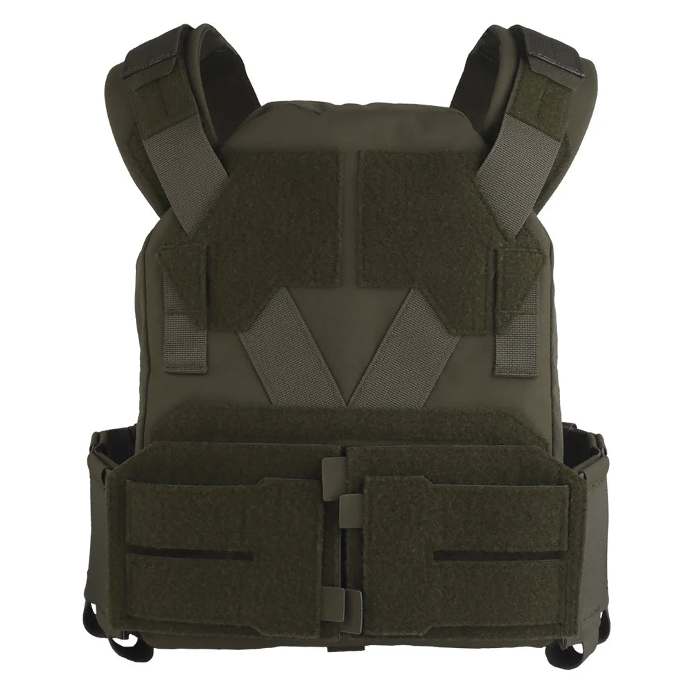 Tactical Sub-Zero Plate Carrier Airsoft Hunting Vest with MultiCaliber 9MM 6Pcs Long Mag/5.56 Triple Magazine Pouch