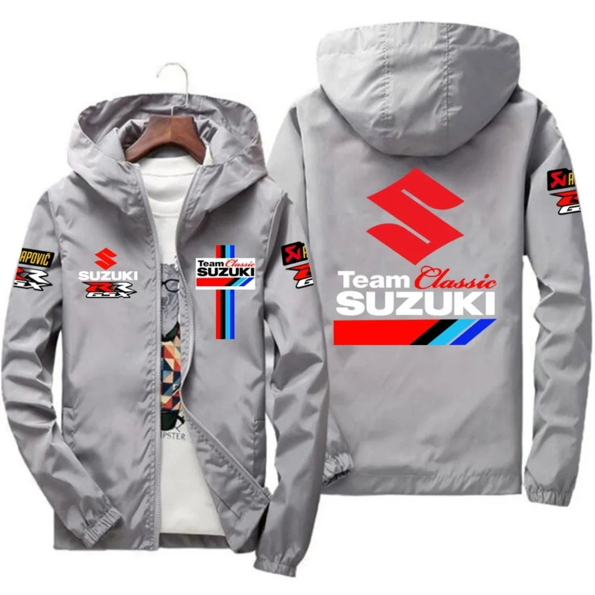 New Suzuki Racing Spring-Autumn Jacket - Men's Windproof Coat - Casual Fashion Sportswear - Outdoor Fashion Couple's Jacket - Mu