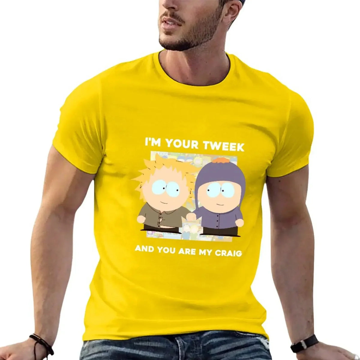 I'm your Tweek and you are my Craig T-Shirt plus size tops sweat blue archive big and tall t shirts for men