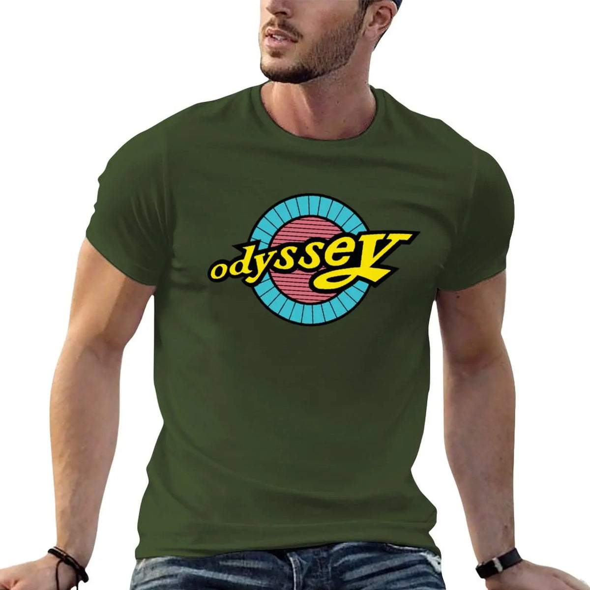 Odyssey BMX Blue Yellow T-Shirt new edition boys animal print big and tall t shirts for men
