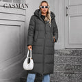 GASMAN 2024 Women's winter jacket Plus size L-6XL Women coat Brand Fashion Thick cotton Windproof Hooded parkas  84552