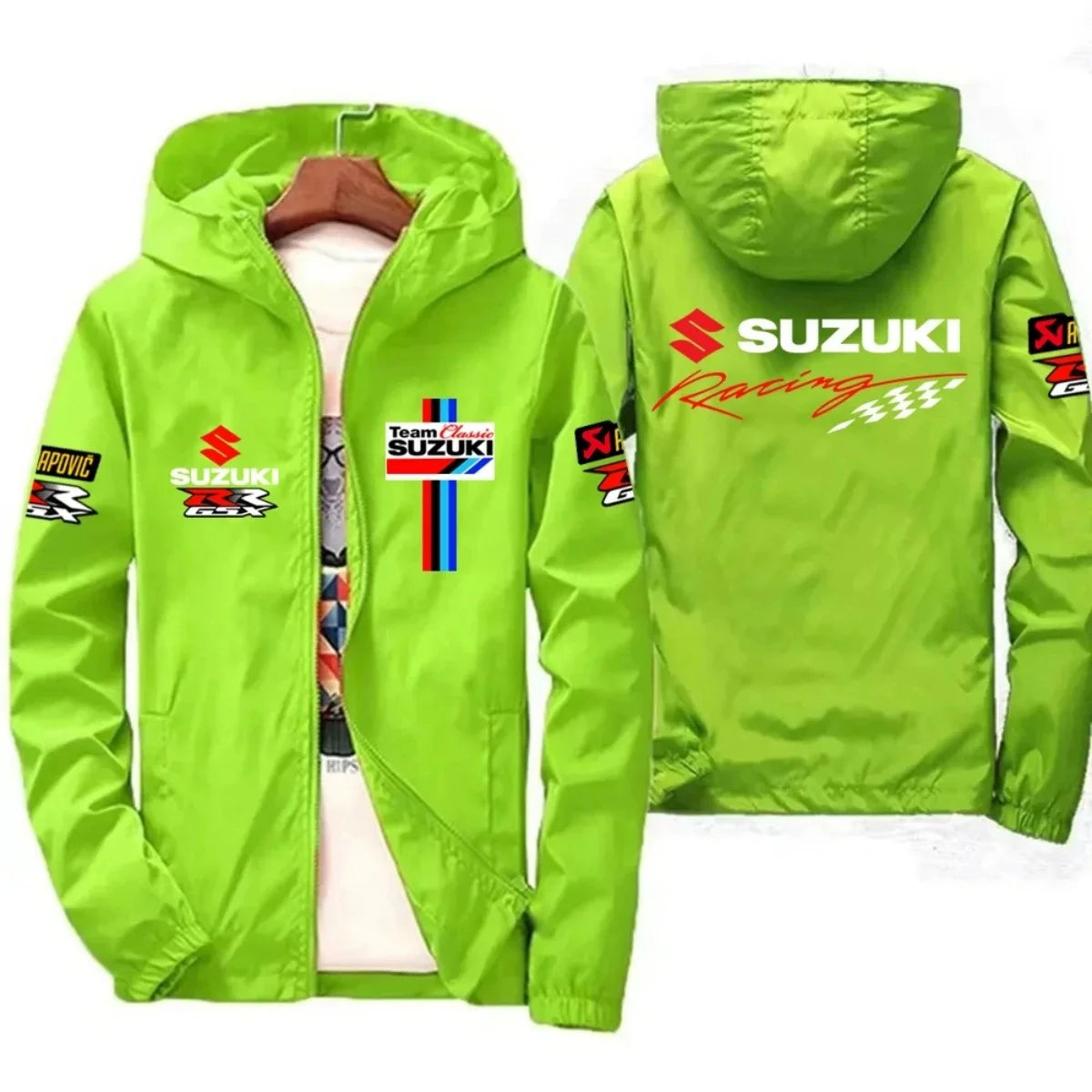 New Suzuki Racing Spring-Autumn Jacket - Men's Windproof Coat - Casual Fashion Sportswear - Outdoor Fashion Couple's Jacket - Mu
