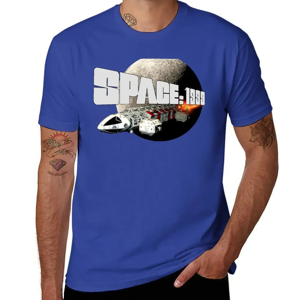 SPACE 1999- Eagle Transporter T-Shirt boys animal print shirt t-shirts man mens big and tall t shirts