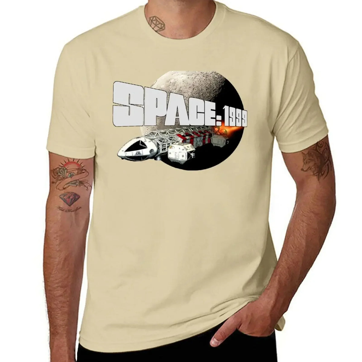 SPACE 1999- Eagle Transporter T-Shirt boys animal print shirt t-shirts man mens big and tall t shirts