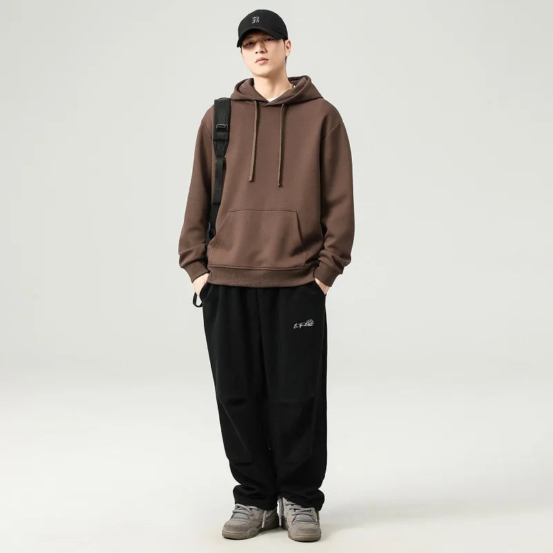 200 190 Cm Big Tall Men Hoodie Hooded Sweat Shirts Male Extra Long Length Lengthened Clothing Plus Size 5XL Autumn Teeneeger Top