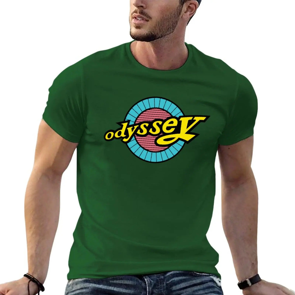 Odyssey BMX Blue Yellow T-Shirt new edition boys animal print big and tall t shirts for men