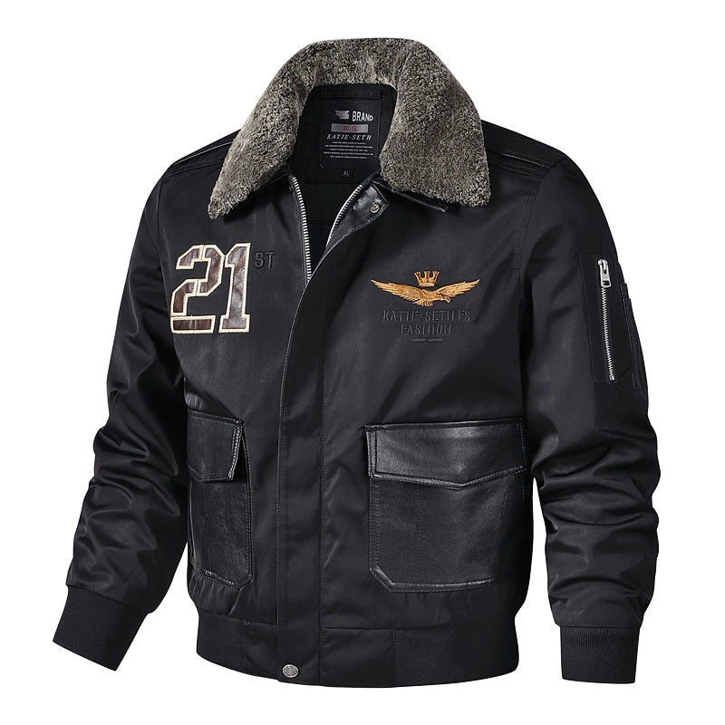 Military MA-1 Bomber Jackets Men Autumn Ma1 Polit Flight Coats Tactica Mens Windbreaker fur Collar Man Pilot jackets men