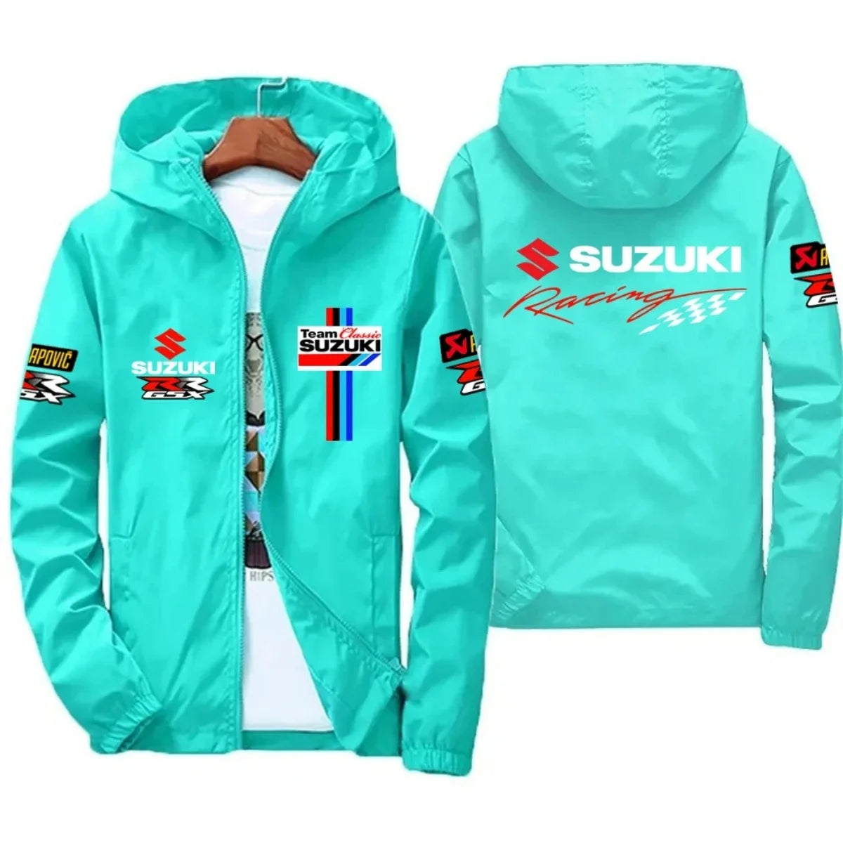 New Suzuki Racing Spring-Autumn Jacket - Men's Windproof Coat - Casual Fashion Sportswear - Outdoor Fashion Couple's Jacket - Mu