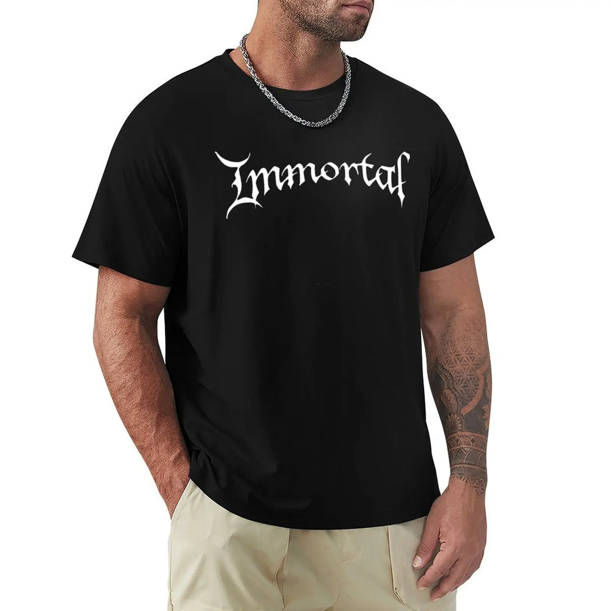 immortal T-Shirt Big and Tall Casual T-Shirt