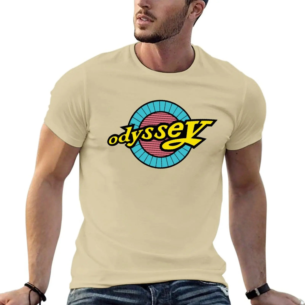 Odyssey BMX Blue Yellow T-Shirt new edition boys animal print big and tall t shirts for men