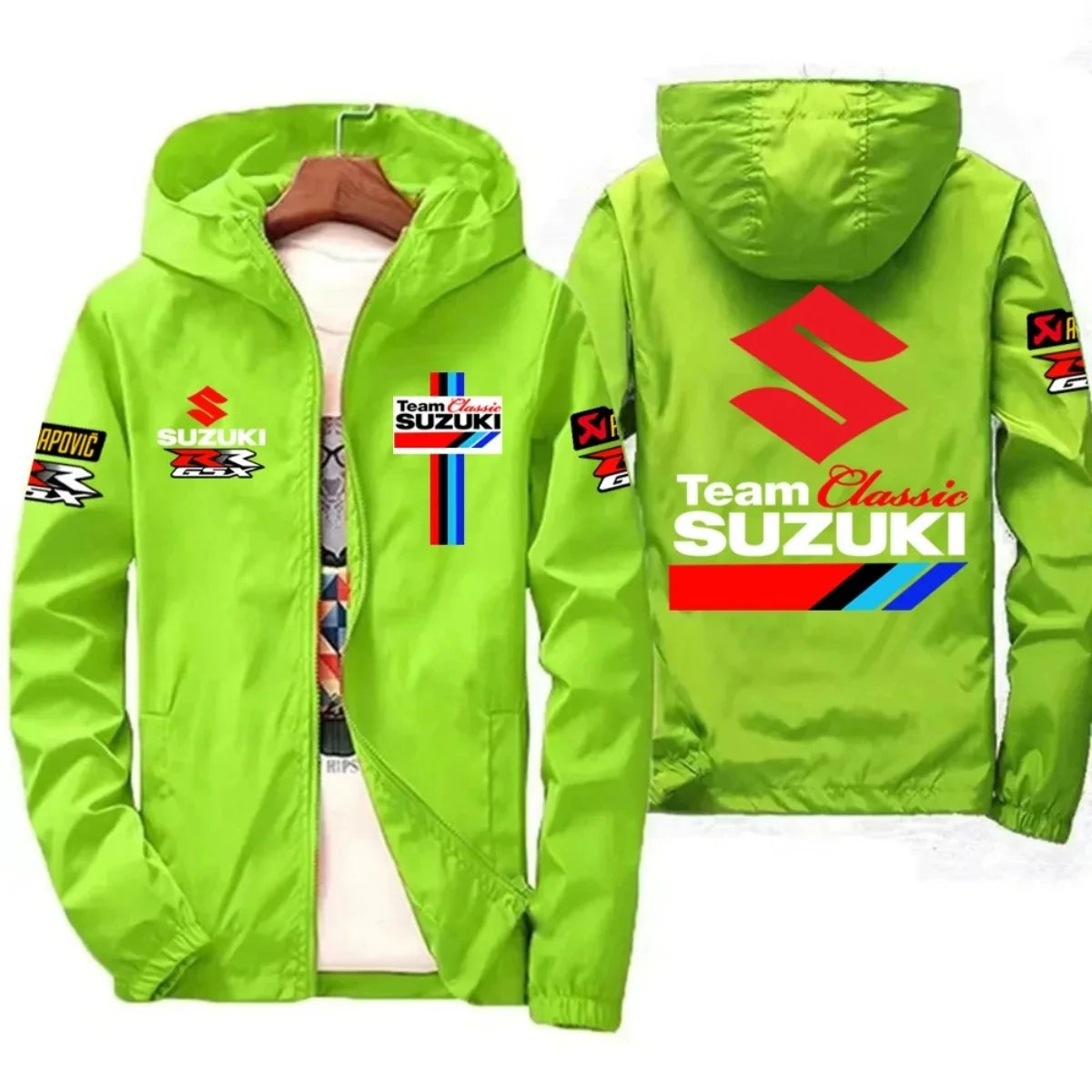 New Suzuki Racing Spring-Autumn Jacket - Men's Windproof Coat - Casual Fashion Sportswear - Outdoor Fashion Couple's Jacket - Mu