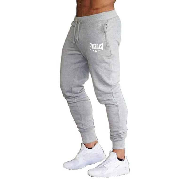 New printed pants, autumn style, EVERLAST men's and women's running pants, jogging pants, sports casual pants, breathable gym pa
