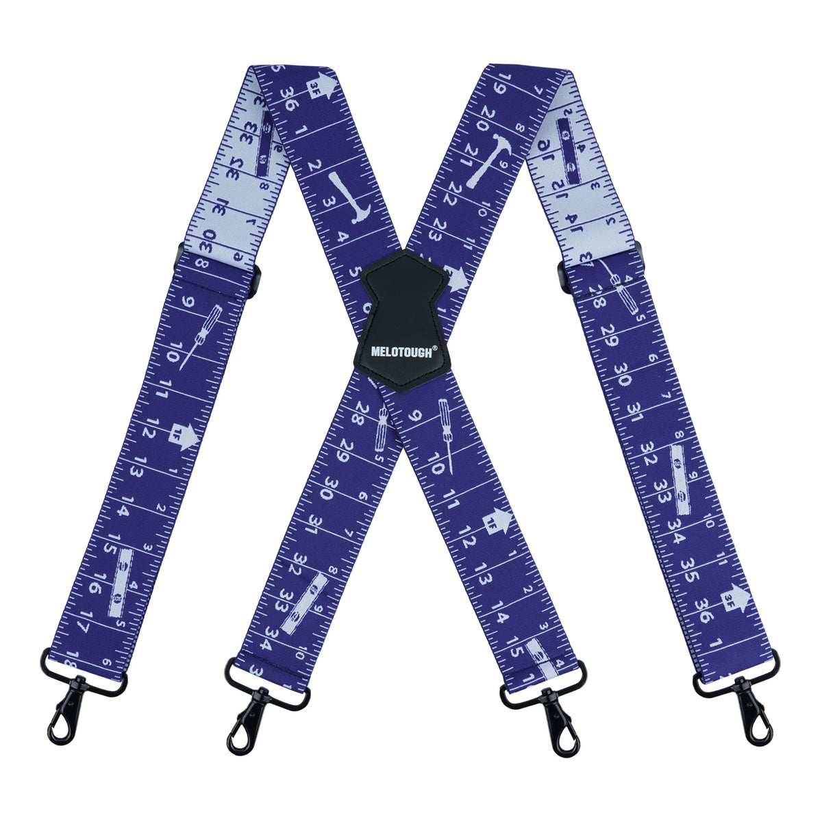 MELOTOUGH Men's Suspenders W/Clip Heavy Duty Suspenders for Men Big and Tall Work Suspenders for Jeans