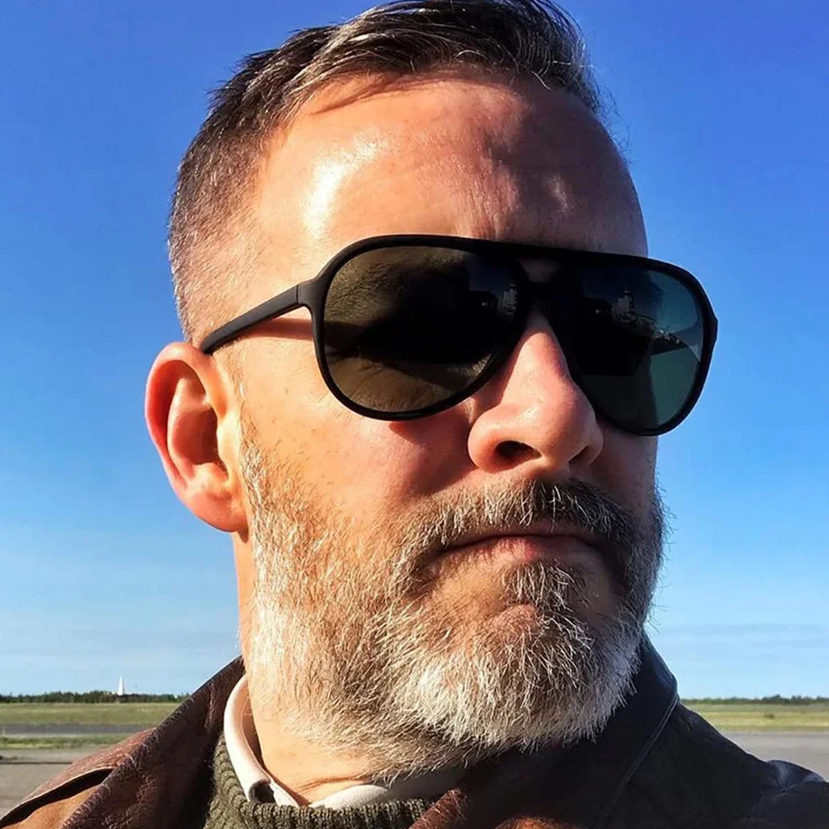 Trendy Gradient Blue Lens Oversized Pilot Sunglasses Women Brand Design Vintage Tortoise Shell Aviation Men Shades Sun Glasses