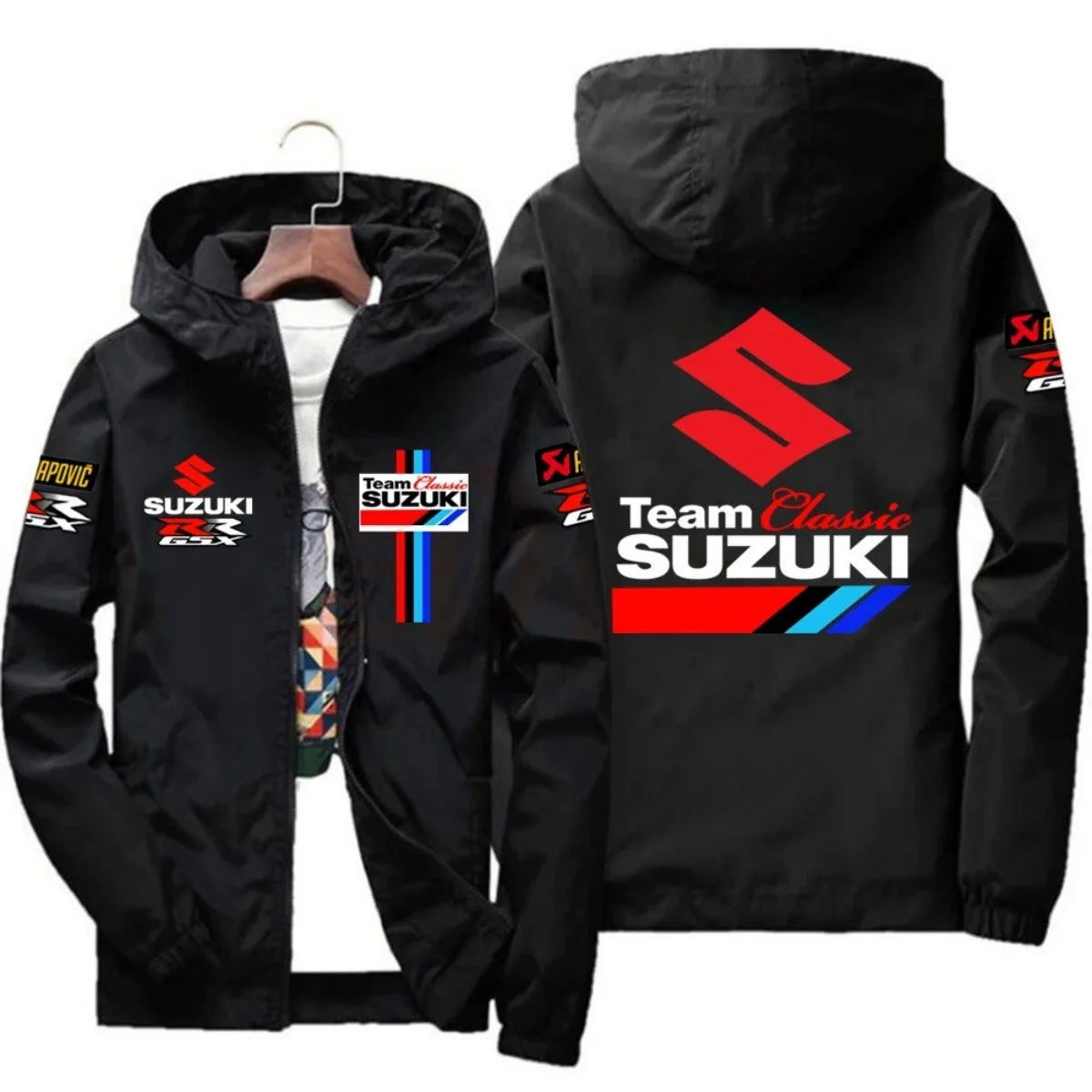 New Suzuki Racing Spring-Autumn Jacket - Men's Windproof Coat - Casual Fashion Sportswear - Outdoor Fashion Couple's Jacket - Mu