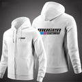 2025 Solid Color Hoodie Spring and Autumn Comfortable Jacket Men's Mugen Seiki Logo Printed Casual Hoodie Zipper Hoodie