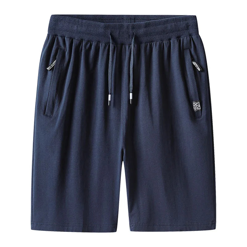 Big&Tall Cotton Shorts Men Plus Size Casual Knit Summer Thin Breathable Sports Shorts Comfortable Running Shorts 6XL 7XL 8XL