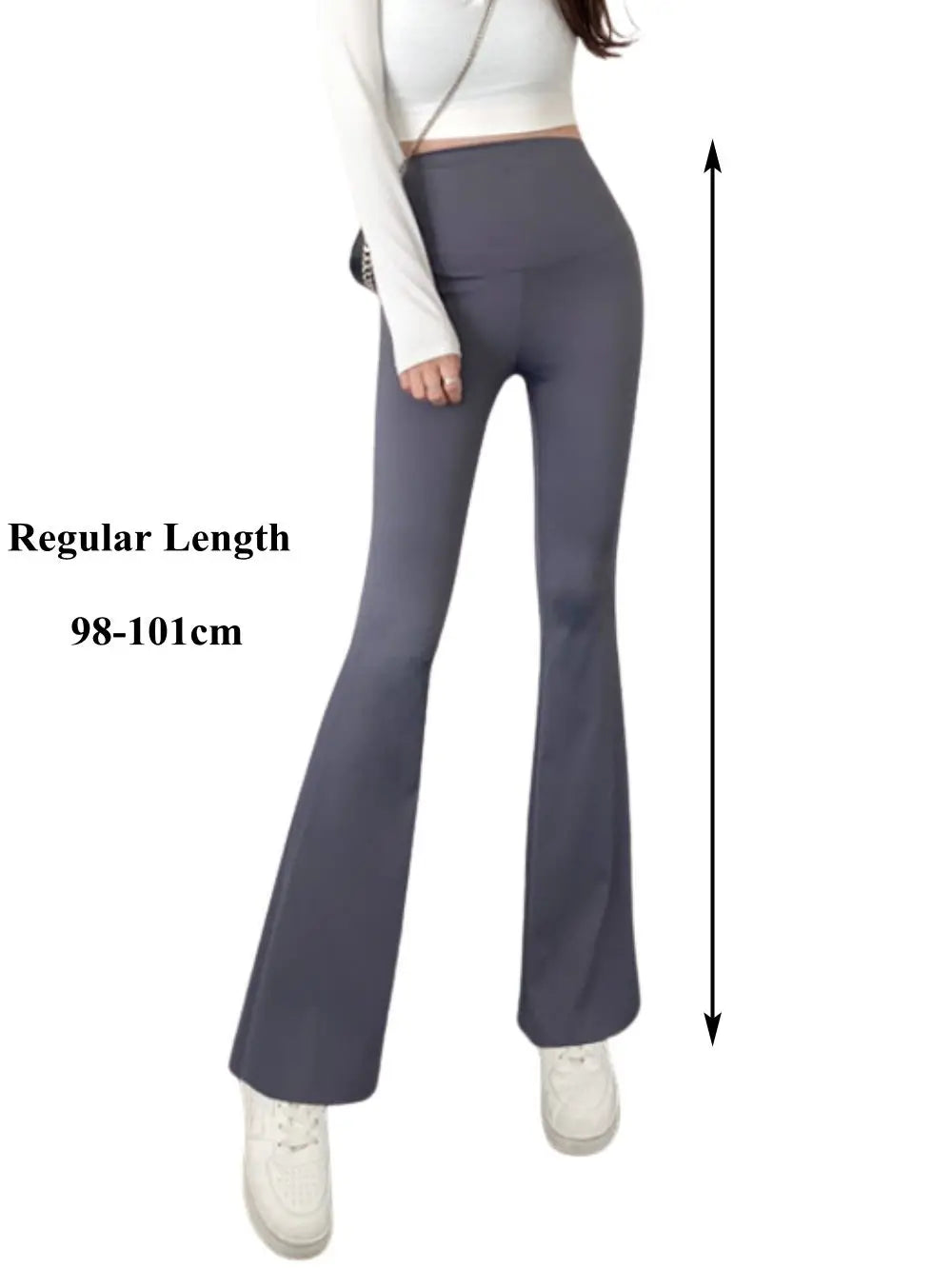 Long Tall Girl High Women Black Flare Pants Leggings Yoga  Soft High Waist Bootcut Comfortable 180cm Palazzo Pants Bell Bottom