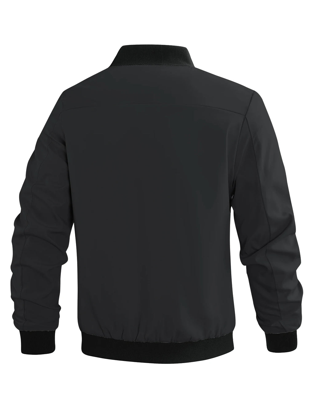 Spring and Autumn Men's 2024 New Sports Business Commuting Casual Jacket Solid Color Loose Trendy Men's Outerwear Casual Easiest