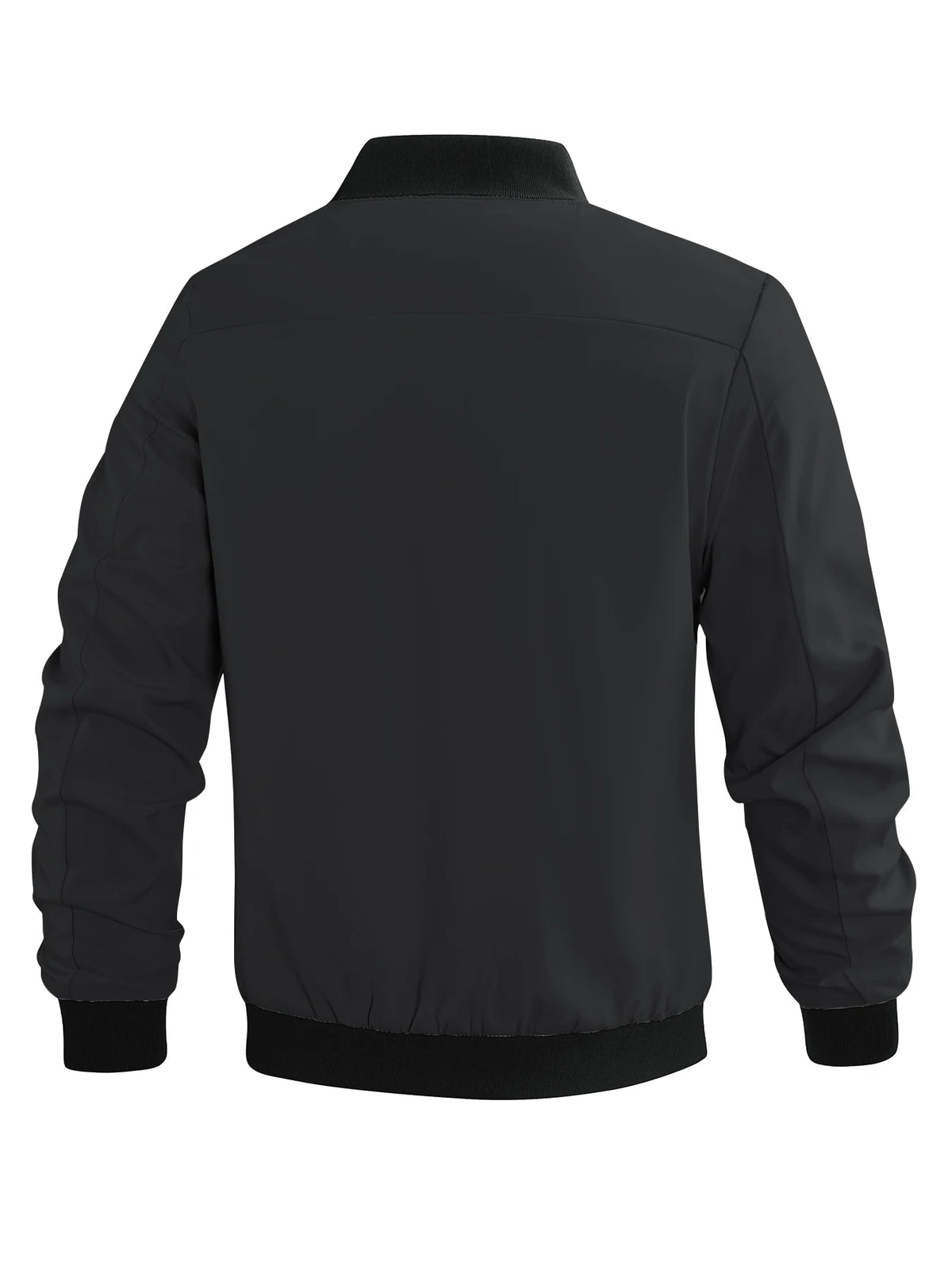 Spring and Autumn Men's 2024 New Sports Business Commuting Casual Jacket Solid Color Loose Trendy Men's Outerwear Casual Easiest