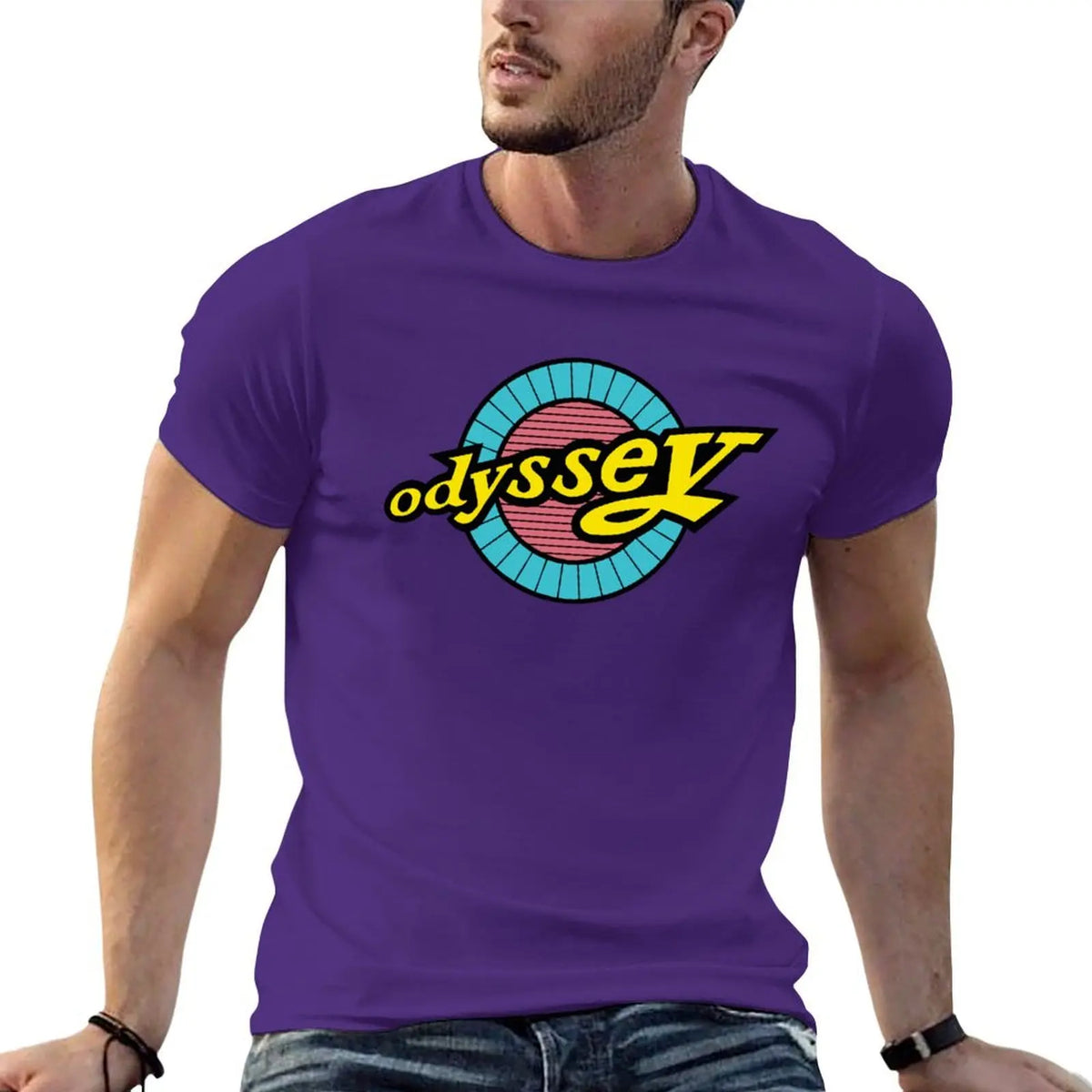 Odyssey BMX Blue Yellow T-Shirt new edition boys animal print big and tall t shirts for men