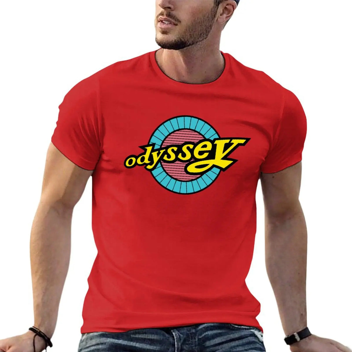 Odyssey BMX Blue Yellow T-Shirt new edition boys animal print big and tall t shirts for men