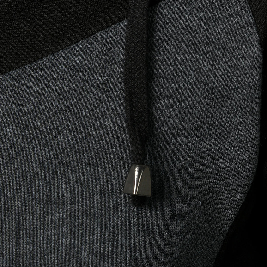 Autumn and winter sports spliced top casual long sleeve hooded sports men's style