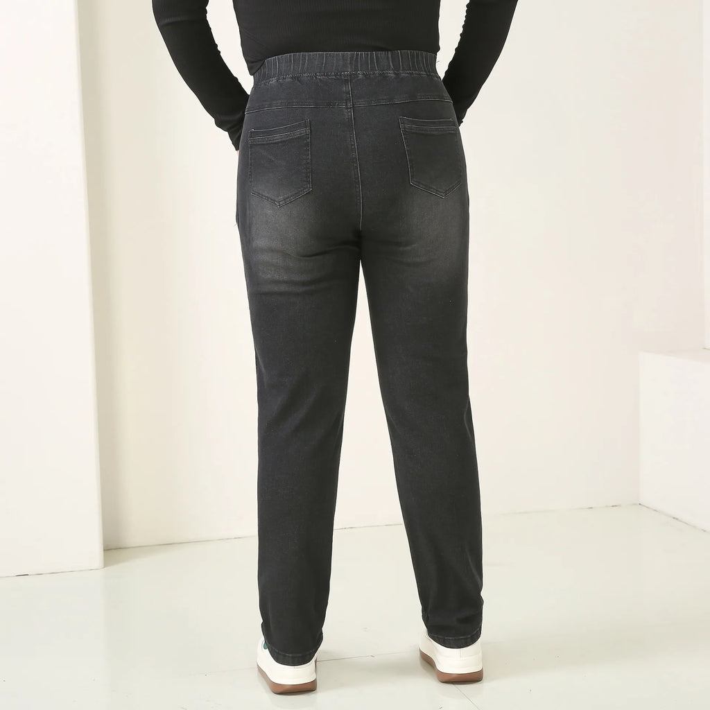 Women Jeans Plus Size Black Pencil Pants 9XL Plus Size Elastic Female High Waisted Stretchy Oversized 8XL 7XL Denim Trousers