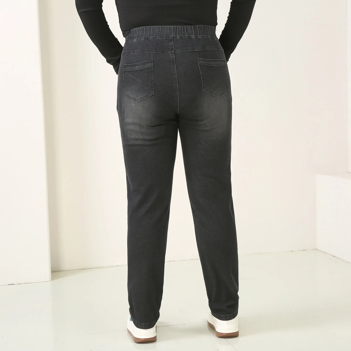 Women Jeans Plus Size Black Pencil Pants 9XL Plus Size Elastic Female High Waisted Stretchy Oversized 8XL 7XL Denim Trousers