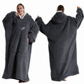 Winter Super Warm Clothes Extra Long Hooded Sweatshirts Women Adult Unsix Wearable Blanket Hoodie Oversize Homewear Clothing