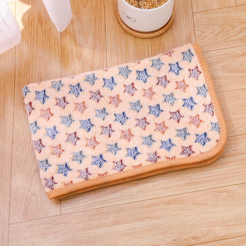 Cross-border pet blanket mat cat and dog flannel blanket autumn and winter warm blanket pet sleeping mat wholesale - stoutforge